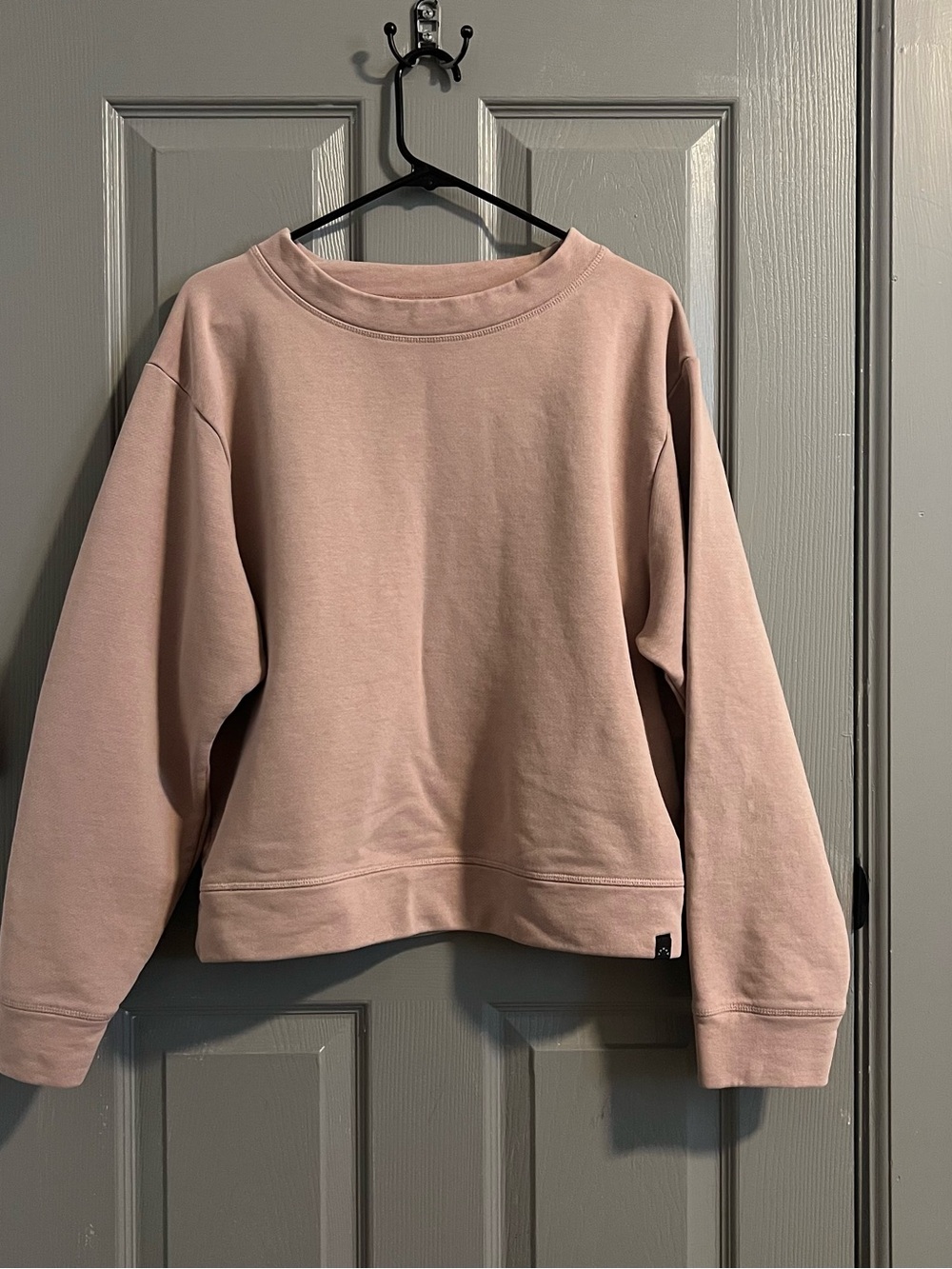 Varley Blush Mauve Tan Pullover Sweatshirt Earthtone Casual Athleisure